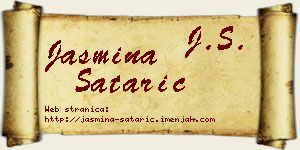 Jasmina Satarić vizit kartica
